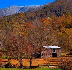 Barn in Blue Ridge Mountains